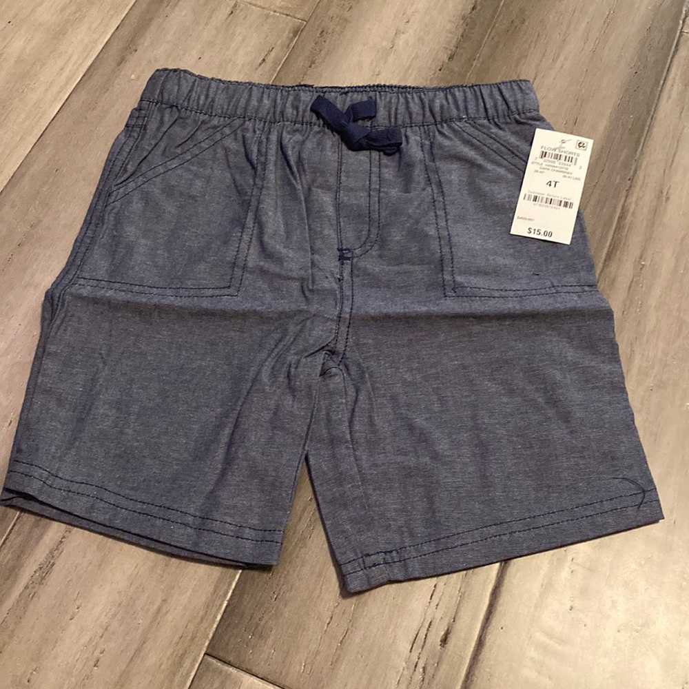 Dark Chambray Shorts NWT